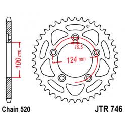 Звездочка задняя JT Sprockets (шаг 520 ) JT JTR746